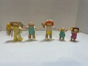 Vintage 1984 Cabbage Patch Kids Mini Dolls Lot of 5 PVC - Picture 1 of 13