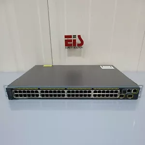 Katalizator Cisco WS-C2960S-48FPD-L 2960-S 48-portowy PoE+ 740W + C2960S-STACK - Zdjęcie 1 z 7