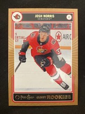 2020-21 Upper Deck Series 1 Hockey Glossy Rookies Bronze Josh Norris R-8