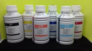 6 x 250ml pigment sublimation Bulk Refill Ink Compatible for Epson USA Quality - Picture 1 of 1