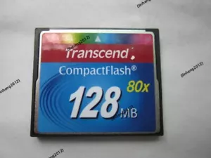 Transcend COMPACTFLASH 128mb 80X Compact Flash CF Memory Card - Picture 1 of 4