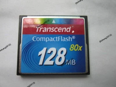 Transcend COMPACTFLASH 128mb  80X Compact Flash CF Memory Card - Image 1 of 4