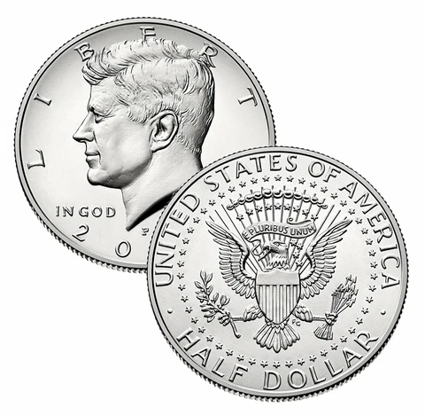 2017-P Kennedy Half Dollar Uncirculated from U.S. Mint Bag Cover