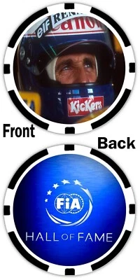 ALAIN PROST - FIA HALL OF FAME - POKER CHIP - FORMULA 1 , F1 , BOXCARS - Image 1 of 2