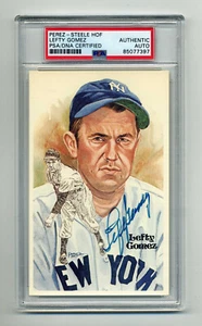 LEFTY GOMEZ AUTOGRAPHED PEREZ STEELE POST CARD - PSA/DNA SLABBED - Picture 1 of 1