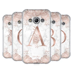 OFFICIAL NATURE MAGICK ROSE GOLD MARBLE MONOGRAM GEL CASE FOR SAMSUNG PHONES 4 - Picture 1 of 18