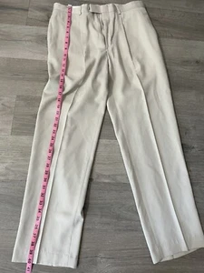 Vintage DKNY Single Pleat Slacks The Sutton 32x30 MADE IN USA - Picture 1 of 6