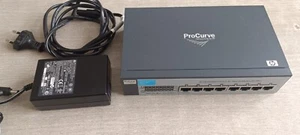 Switch réseau HP J9029A 8 ports 10/100/1000 + alimentation occasion - Imagen 1 de 3