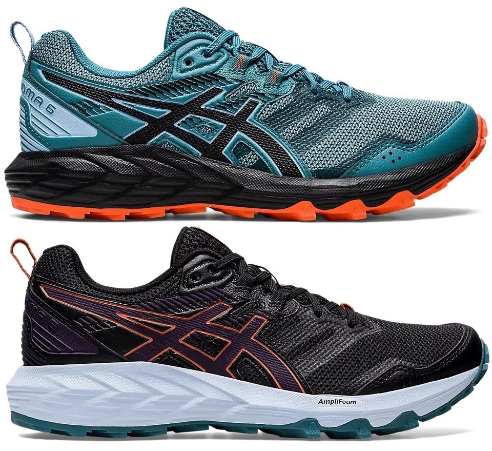 ASICS GEL SONOMA 6 SCARPE SHOES SCHUHE DONNA UOMO TRAIL RUNNING NERO KAYANO - Imagen 1 de 1