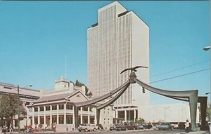 Beehive House Church Office Eagle Gate Autos Salt Lake City UT postcard NQ15 - Bild 1 von 2