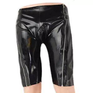 Latex Shorts Avec 2 Fermeture Éclair Latéral Fait Main - 0,4 M Taille:XXL (3944) - Bild 1 von 4