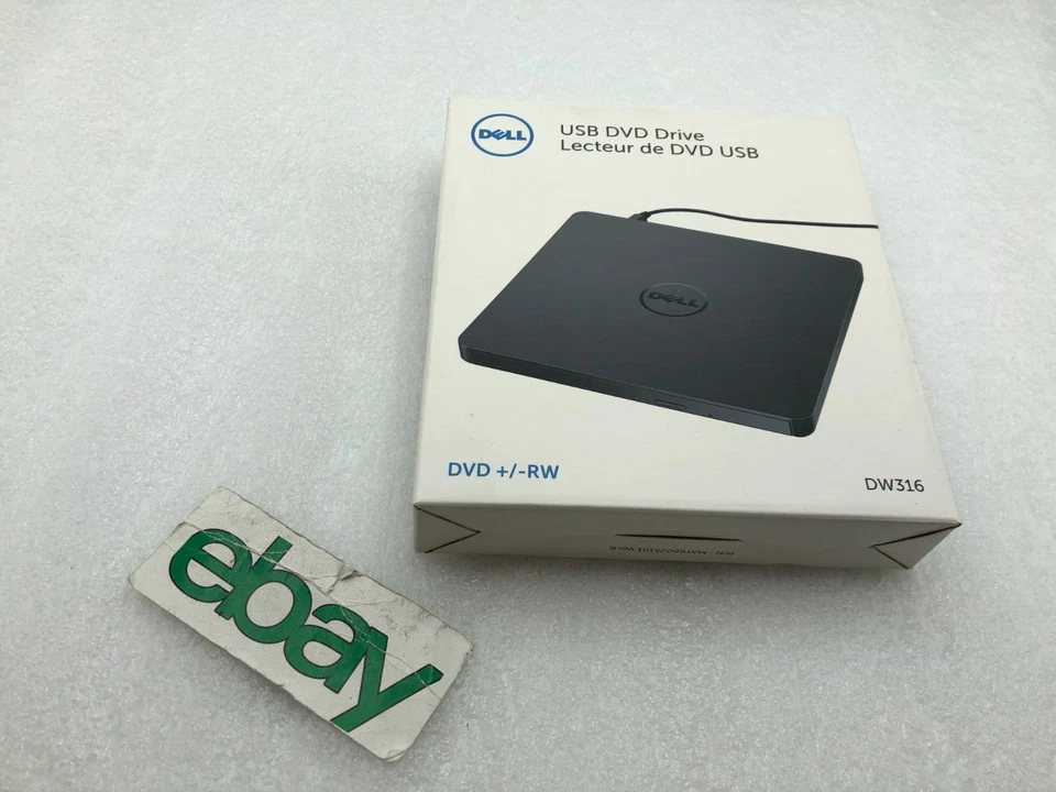 Novo Dell Externo USB Slim DVD+/- RW Unidade Óptica DW316 - Frete Grátis - Imagem 1 de 4