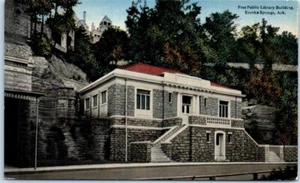 EDIFICIO DE BIBLIOTECA PÚBLICA Eureka Springs, Arkansas AR - Postal - Imagen 1 de 2