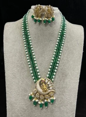 Perla Mala, Perla Navratan Mala, Perla Jadau Mala, Perla Chapada en Oro Mala. India Foto 1 de 4