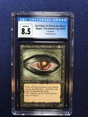 MTG Legends Evil Eye of Arms-by-Gore CGC 8.5 NM/Mint+ 1994 release - Image 1 of 2