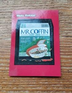 Wacky Packages Topps Sticker 2004 Mr. Coffin #14 - Bild 1 von 2