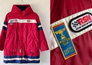 DISNEY STORE Cars racing series Red Piston Cup Hooded Jacket Boys Size Med 7/8 - Picture 1 of 12