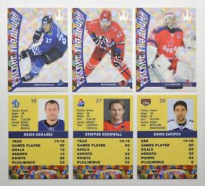 2015-16 KHL CORONA Russian Traditions (#1-81) Pick a Player Card