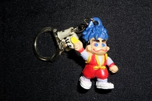 Vintage Ganbare Goemon Mystical Ninja Konami Figure Keychain - Picture 1 of 2