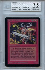 MTG Beta Keldon Warlord BGS 7.5 NM+ Magic card Amricons 5441