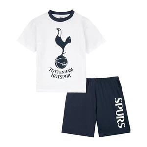 Tottenham Hotspur F.C. Boys Pyjamas, Spurs T-Shirt and Shorts PJs Set - Picture 1 of 6