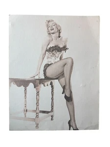 Original MARILYN MONROE Actress Studio Photo - Vintage Hollywood Glamour 14”x11” - Picture 1 of 3