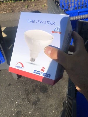 Bulbrite LED BR40 Dimmable Light Bulb (2700K) - 120V, 15W, 1050 Lumens, 4PK - Image 1 of 4