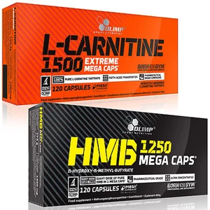 L-CARNITINE + HMB - 60-120 Caps - Blisters - Top Fat Burner Weight Loss Slimming - Picture 1 of 3