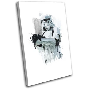 Star Wars Old Stormtrooper Movie Greats SINGLE CANVAS WALL ART Picture Print - Picture 1 of 1