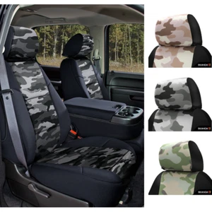 Seat Covers Traditional Military Camo For Dodge Ram 1500 Custom Fit - Picture 1 of 7