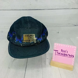 Warning Rocksmith Explicit Black Purple CITY SKYLINE SCENE Adjustable Ball Cap - Picture 1 of 9
