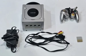 ORIGINAL NINTENDO GAMECUBE SILBER MODELL DOL-101 (USA) KOMPLETT GETESTET & FUNKTIONSFÄHIG   - Bild 1 von 16