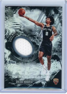 2025-26 Topps Dylan Harper Rise to the Occasion Rookie Holo Relic #RTO-DH Spurs - Picture 1 of 2