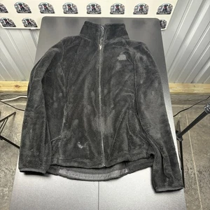 The North Face Osito 2 Fleece Jacket Women’s Size M Black Full Zip Soft Shell - Picture 1 of 8