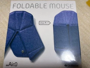 myAir.0 OriMouse Foldable Wireless Mouse Portable Bluetooth Royal Blue New - Picture 1 of 2