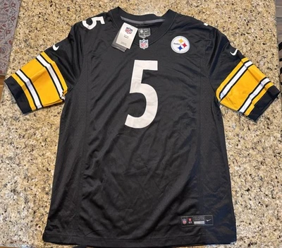 Nike Pittsburgh Steelers NFL On Field Jersey #5 Jalen Ramsey Black Men's L READ - Image 1 of 4