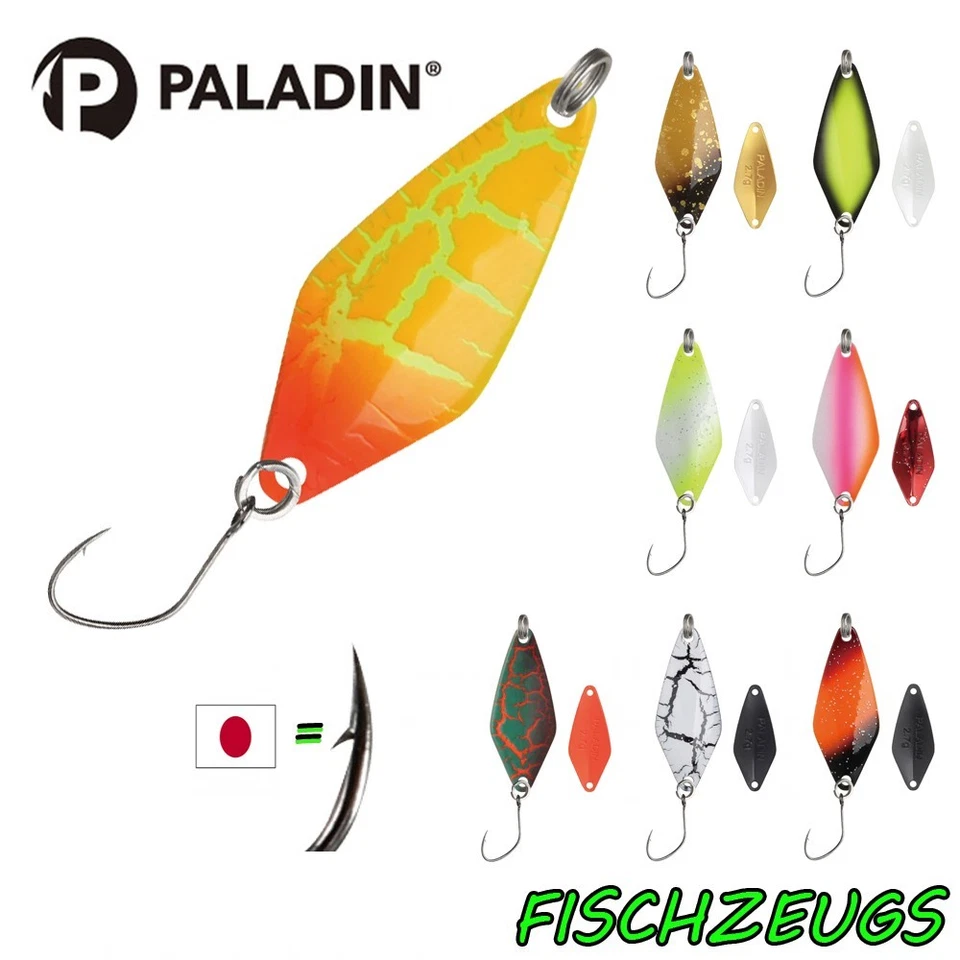 Paladin Spoon Bifröst Blinker Trout Maruto Haken Uv Aktiv Forelle 1,7 2,7 3,7g - Bild 1 von 1