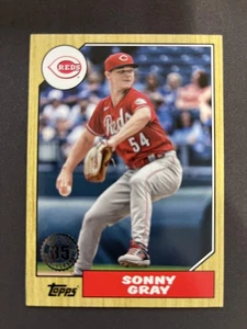 2022 Topps #T87-46 Sonny Gray 35th Anniversary 87 Topps Cincinnati Reds - Picture 1 of 2