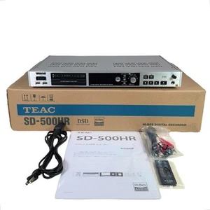 TEAC SD-500HR High Resolution Digital Recorder w/ Original Box Excellent GS03 - Picture 1 of 10