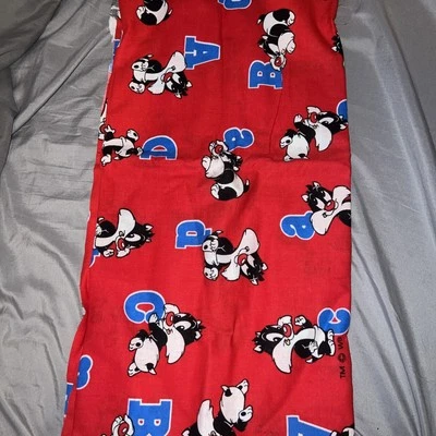 De colección 1994 Baby Sylvester Looney Tunes Tela Acolchado Costura Artesanía Rojo Foto 1 de 2