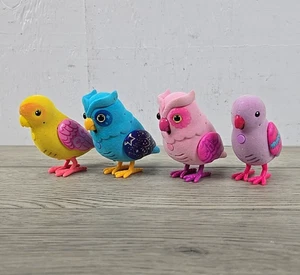 Little Live Pets Singing Moving Tweet Owls & Parakeets - Tested & Working - 4 Pc - Picture 1 of 22