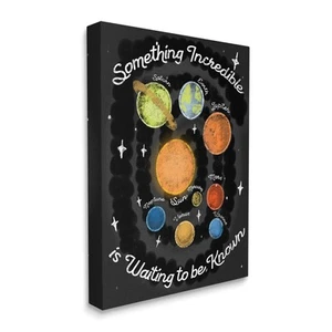 Something Incredible is Waiting Quote Planets Sun Earth - Picture 1 of 6