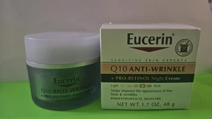 EUCERIN Q10 Anti-Wrinkle Pro-Retinol Night Cream, Unscented 1.7oz  - Picture 1 of 1
