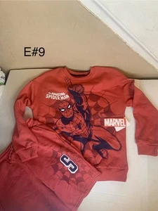 Marvel Spider-Man Kids 2-piece Outfit/Set L/S Shirt & shorts (Sizes 10-12) - Picture 1 of 4