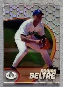 1998 Topps Tek Pattern 15 #49 Adrian Beltre Los Angeles Dodgers Baseball Card - Picture 1 of 2