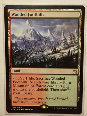 MTG | Khans of Takir | Wooded Foothills | Regular 249 - Image 1 of 4