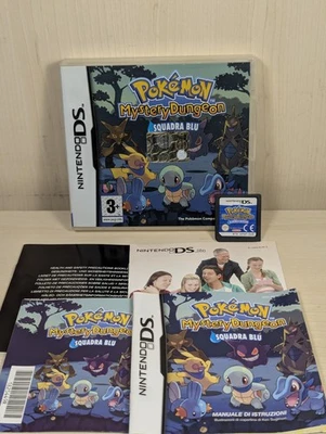 POKEMON MYSTERY DUNGEON SQUADRA BLU NINTENDO DS ORIGINALE COMPLETO ITALIANO - Immagine 1 di 4