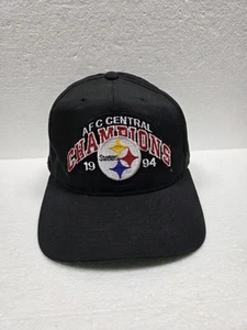 1994 STEELERS AFC CENTRAL DIVISION CHAMPIONS ADJUSTABLE Falcon Cap HAT - Picture 1 of 8
