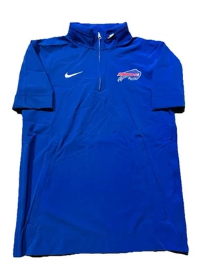 Chaqueta cortavientos Nike Buffalo Bills 1/4 cremallera manga corta lateral. Hombre S. Foto 1 de 4