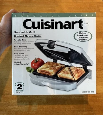 Sandwichera Cuisinart WM-SW2 nueva con etiquetas Foto 1 de 4